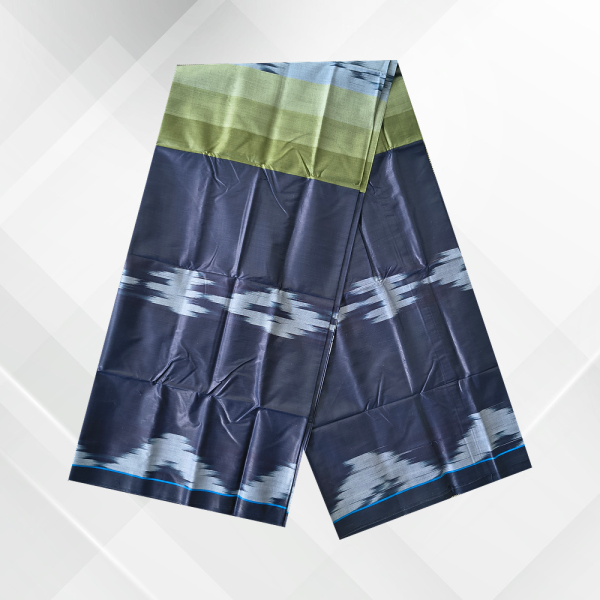 White & Green Color Lungi - Prachurjo লুঙ্গি - প্রাচুর্য্য